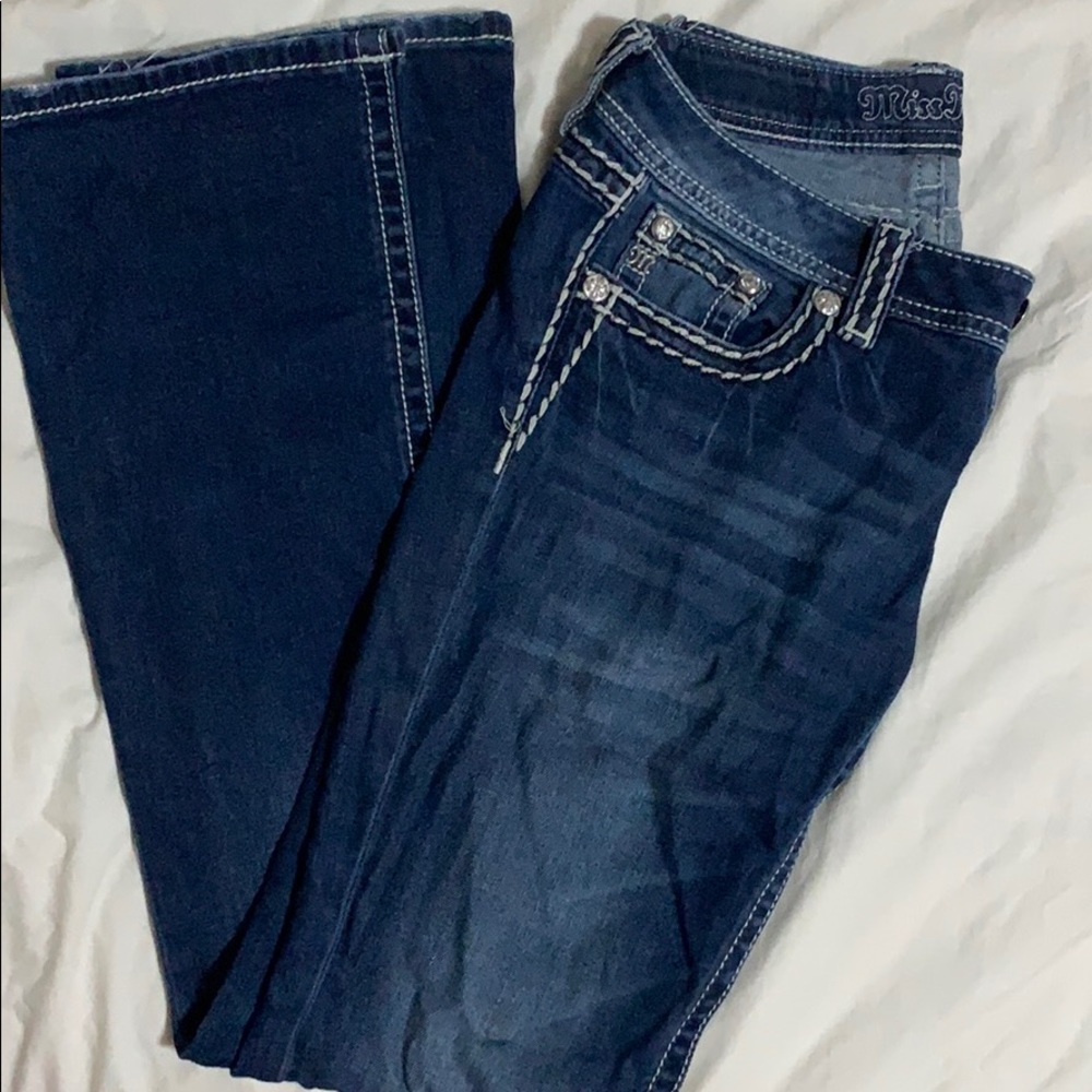 Signature boot cut Miss Me jeans